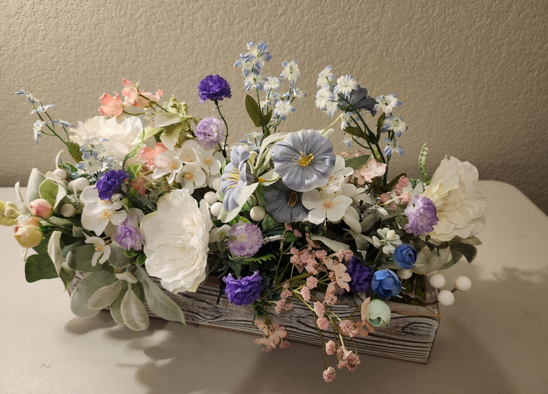 Custom wreath and centerpiece